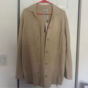 Babaton Cream Knit Cardigan